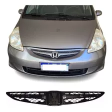 Grade Radiador Honda Fit 2007 2008 Preta Central Colmeia 