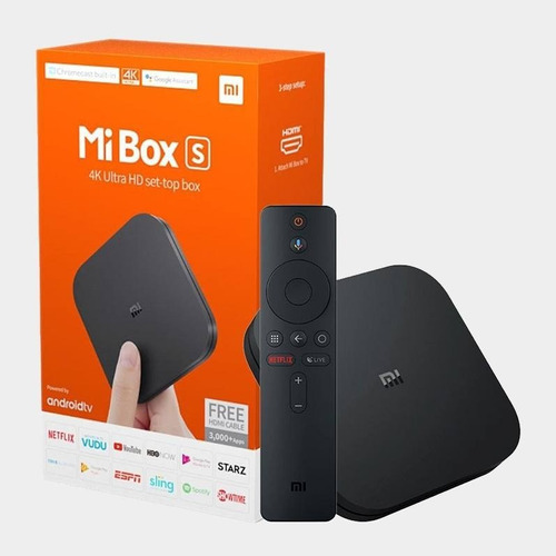 Smart Tv Xiaomi Mi Box S 4k Ultra Hd Con Control Cable Hdmi 