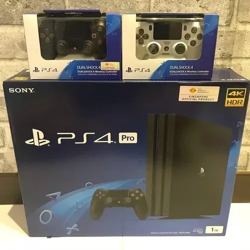 Sony Ps4 Pro 1tb Console Bundle 9 Games 2 Controllers