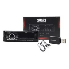 Rádio Som Automotivo Com Usb Adaptador Bluetooth Mp3 Svart