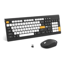 Magegee V650 - Juego De Teclado Inalambrico Y Mouse Ultrafin