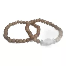 Pulseira Masculina Madeira - Kit C/ 2 - Umbanda/candomblé