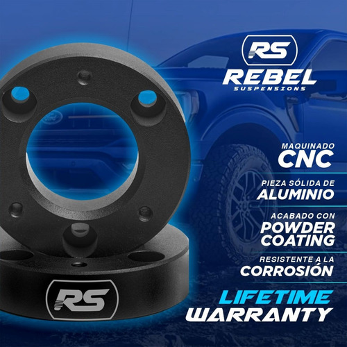 Rebel Suspension Lift Kit 2.5 PuLG Ford F150 2004 A 2023 Foto 4