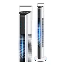 Ventilador De Torre Con Mando A Distancia Inteligente 115cm Sunoffer Blanco