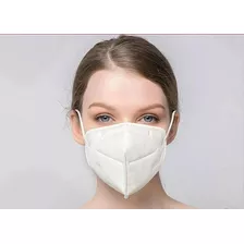 Máscara Respiratoria Proteção Pff2 Kn95/ 30un Com Anvisa Cor Branco