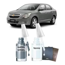 Tinta Tira Risco Chevrolet Cobalt Lt 2019 Cinza Satin Steel