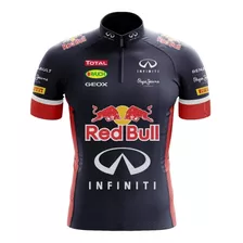 Camisa Red Bull Infantil Dry Conforto Fit Uv+ Respiravel Mtb