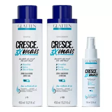 Glatten Cresce 3x Mais Shampoo E Condicionador E Tônico