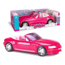 Carro Conversível Para 2 Bonecas Barbie Roda Livre 46cm Roma