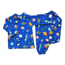 Conjunto Pijama Bebe Estampado 100% Algodón Soft