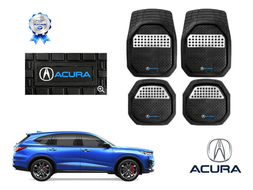 Tapetes 3d Logo Acura + Cubre Volante Mdx 2022 2023 2024 Foto 2