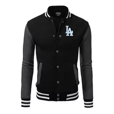 Casaco Blusa College Los Angeles La Bordado Black Edition 