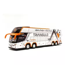 Miniatura Ônibus Campione Invictus Triângulo Turismo 4 Eixos