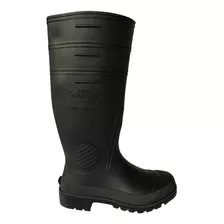 Bota Borracha Pvc Preta Cano Extra Longo 39 Cm Supermax Agro