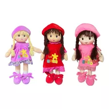 Muñeca De Trapo Y Tla Tiffany Dancing Dolls Color Rosa