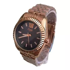 Reloj Dama C&q Oro Rosa