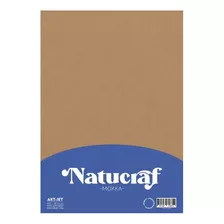 Papel Natucraf Adhesivo Mokka 80g A4 20 Hojas Color Marrón