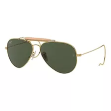 Ray Ban Rb3030n Piloto Outdorsman Dorado Verde