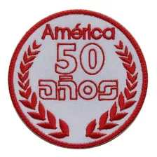 Parche Bordado America 50 Años America De Cali Pasion Pueblo