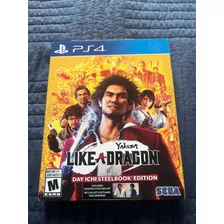 Yakuza Like A Dragon Ps4 Edición Steelbook Usado