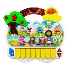 Piano Musical Infantil Didactico Con Luces Y Animales Ingles