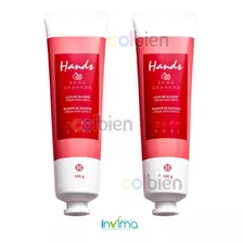 Crema Hinode Guante Silicona Nueva Fragancia Granada Pack X2