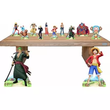 One Piece - Kit Display 8 De Mesa 2 De Chao Decoração Festa