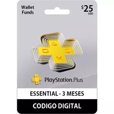 Playstation Plus Membresia Por 3 Meses [ Código Digital ] 