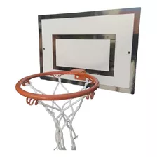 Tablero Basquet Mini 45x32 + Aro Hierro Macizo 26 Cm 