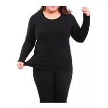 Moda Inverno Plus Size Segunda Pele Forro Fleece Calça+blusa