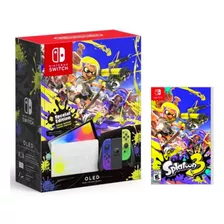 Nintendo Switch Oled Edición Splatoon 3 + Juego Físico 