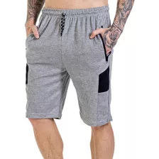 Lote 5 Bermuda Importada Masculina Short Moletom Academia 