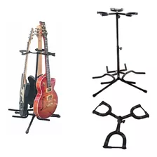 Base , Pedestal Para 3 Guitarras Acusticas O Eléctricas