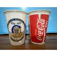 Vaso Coca Cola Rosario Central Centenario Año 1989 Original