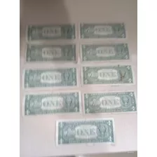 9 Notas De 1 Dólar De 1988 1 De 1995 E 2 De 1985