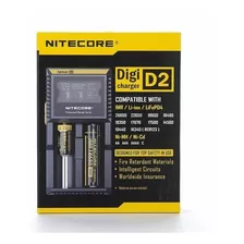 Carregador Nitecore Digital D-2 Para Bateria