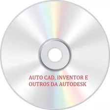 Cd Dvd Instalação Auto Cad Inventor E Outros Envio Imediato