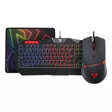 Combo Gamer Fantech P31 Teclado + Mouse + Mouse Pad Luz Rgb