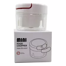 Mini Processador E Triturador De Alimentos Manual 2 Laminas