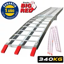 Rampa Aluminio Plegable Moto Cuatriciclo Multiuso 340 Kg 