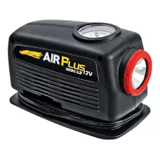 Compressor De Ar Mini Portátil Schulz 12v Automotriz Air Plus 12v 120w Preto