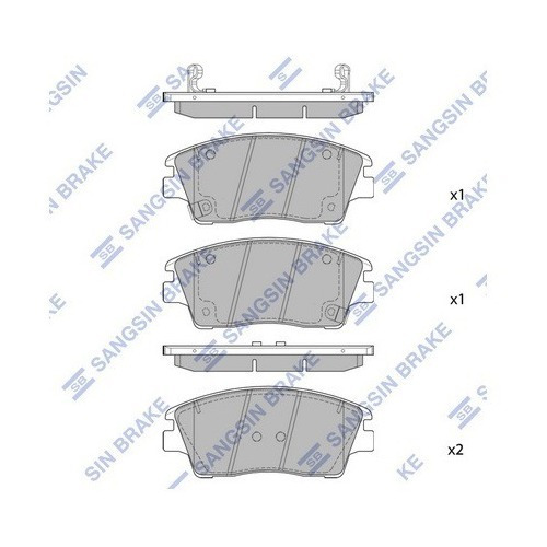 Pastillas Freno Delanteras Para Kia Sportage All New (17+) Foto 3