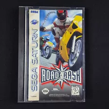 Caixa, Manual E Encarte Road Rash Sega Saturn Faço 370