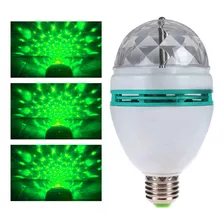 Lámpara Led Verde Giratoria, Bola De Luces Audioritmicas, Dj