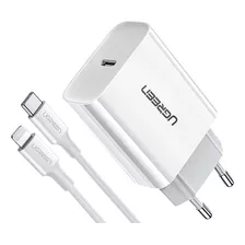 Carregador Turbo Mini Compatível iPhone 20w + Cabo Lightning