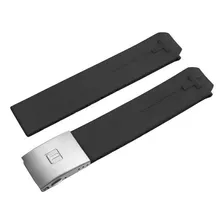 Pulseira Tissot T-touch Silicone Preto Fecho Original