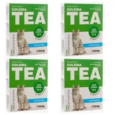 4 Un Coleira Antipulgas Para Gatos Tea 327 13g 33cm 