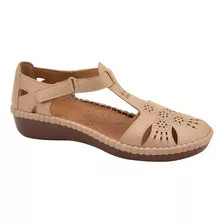 Sandalias Choclo Cuña Tipo Pescador/velcro Ajustable