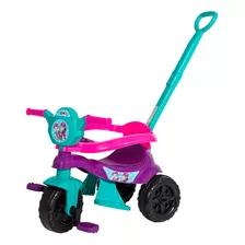 Motoca Passeio E Pedal Triciclo Kemotoca Baby Dog Roxo Kendy