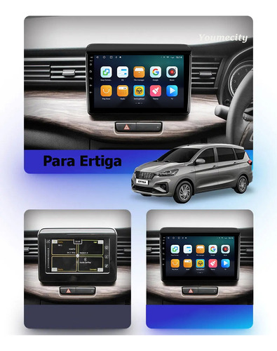 Auto Radio Estreo Android Gps Para Suzuki Ertiga 2019-2023 Foto 2